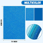 10 Pack Glitter Foam Sheets Craft 8 x 12 inch | 5 Colors Sparkles Foam Paper - Image 2
