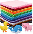 Moukeren 120 Pcs 9.8 x 9.8 Inch Felt Sheets Bulk by Moukeren