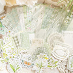 OKUPAN Vintage Floral Scrapbook Supplies Kit - Image 2