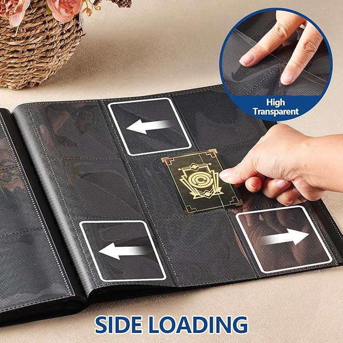 Card Binder, EDUDIIU 9 Pockets Premium Trading Card Binders, Cards Collection - Image 4