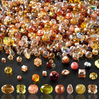 636pcs Glass Beads for Jewelry Making by OuMuaMua