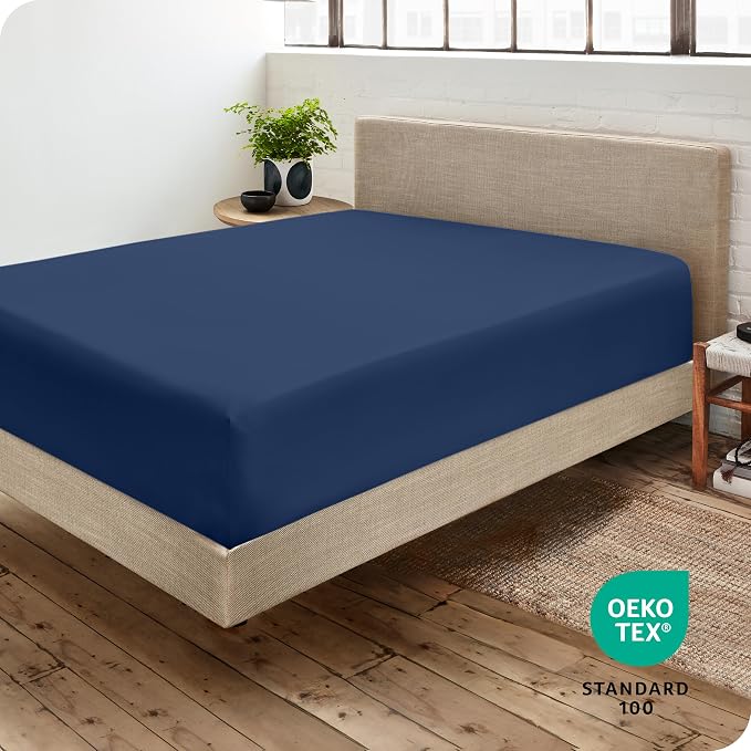 Bare Home Fitted Bottom Sheet Queen - Image 4