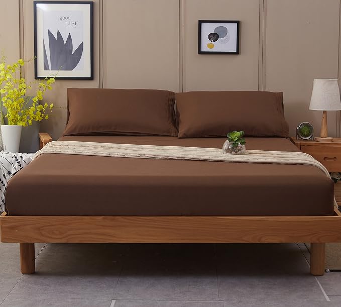 SONORO KATE Sheets Super Soft Microfiber 1800 Thread Count 16 Inch Deep Pocket - Image 8