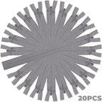 YAKA 20pcs Gray Nylon Invisible Zippers Tailor Sewing Tools Garment Accessories - Image 3