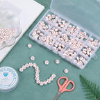 100pcs Baseball Spacer Loose Beads Sports Ball Polymer Clay Beads DIY Jewelry - Image 4