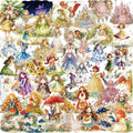 50 PCS Fairytale Princess Stickers by Unknown