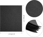uxcell Black Shiny EVA Foam Sheets 11 x 8 Inch 2mm Thick - Image 2