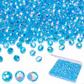 BONNY BOXX 500pcs 8mm Acrylic Faceted Round Crystal Beads Transparent by BONNY+BOXX