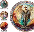 Jigfoxy Wooden Puzzles for Adults, Archangel Michael Wood Puzzles Adult - Image 3
