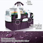 JJRING Craft Organizer Tote Bag, Art Storage Caddy - Image 4