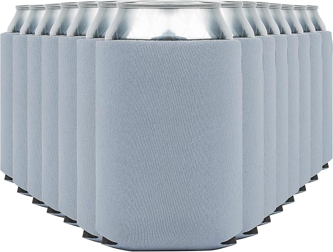 Blank Beer Can Cooler Sleeves Soft Insulated Beer Can Coolies by CURRENT+CO.