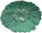 VAPKER 100 Pieces Green Silky Handmade Soft Tassels 13cm/5-Inch - Image 2