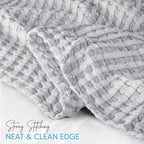 Utopia Bedding 100% Cotton Waffle Weave Blanket King Size - Image 3