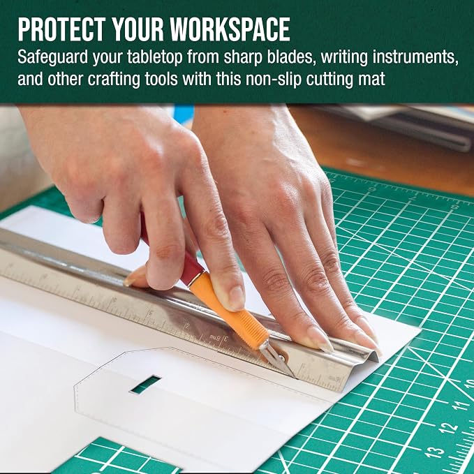 U.S. Art Supply 12" x 18" Self-Healing Cutting Mat 5-Ply - Image 6