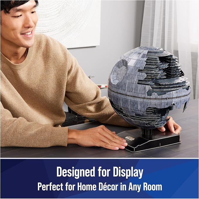 4D Build Star Wars Deluxe Death Star II Cardstock 3D Model Kit, Star Wars Gifts - Image 5