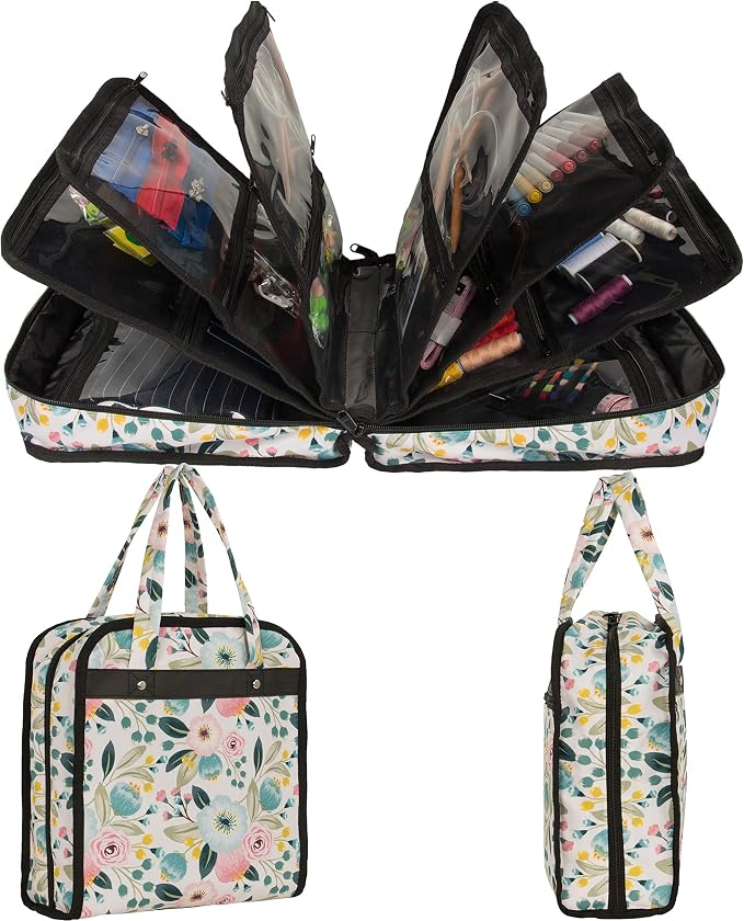 PACMAXI Sewing Accessories Storage Carrying Bag, Craft Tools | Roomy carry bag by PACMAXI