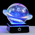 Qianwei 3D Solar System Model Galaxy Crystal Ball Astronomy Gift Room Decor | by QianweiCrystal