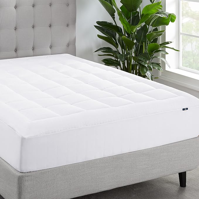 Serta ComfortSure Full Mattress Cover, Fitted Pillow Top Mattress Pad, Super by Serta