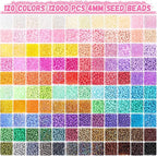Funtopia 4mm 13000pcs+ Seed Beads - Image 2