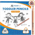 Learning Pencils for Toddlers 2-4 Years – Our Kids Pencils for Beginners by STEAMFLO