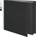 Vienrose Scrapbook Album 10x10 Inch Blank Thick Kraft Paper DIY Scrapbooking by Vienrose