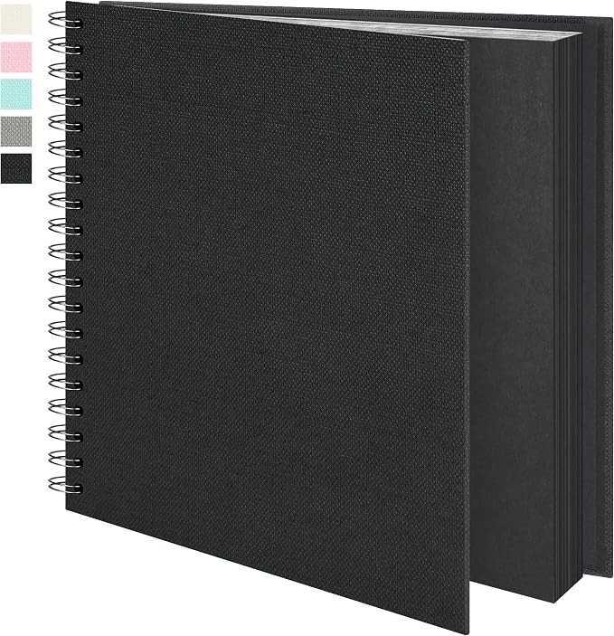 Vienrose Scrapbook Album 10x10 Inch Blank Thick Kraft Paper DIY Scrapbooking by Vienrose