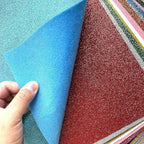 Glitter Felt, Glitter Sheets, 8 x12 inches Felt Glitter - Image 3