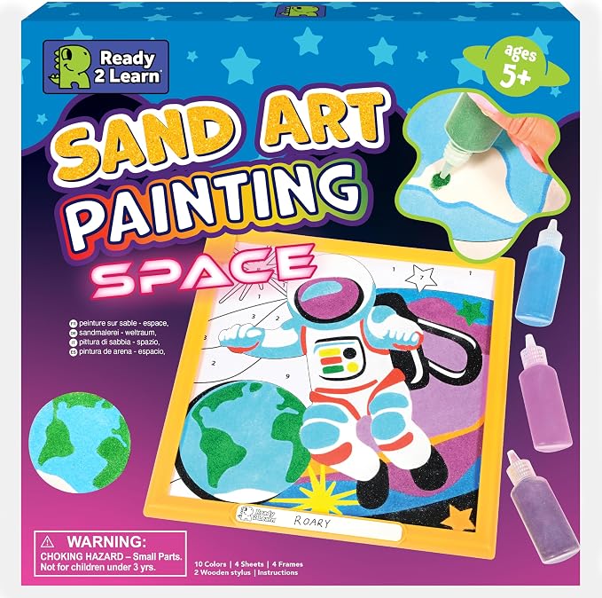READY 2 LEARN Sand Art Painting | Space | 4 Outer Space Sand Art Pictures | 10 by Ready2Learn