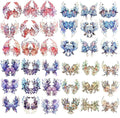 40Pcs Large Gilt Flower Wings Stickers by Weenkilly