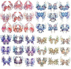 40Pcs Large Gilt Flower Wings Stickers by Weenkilly