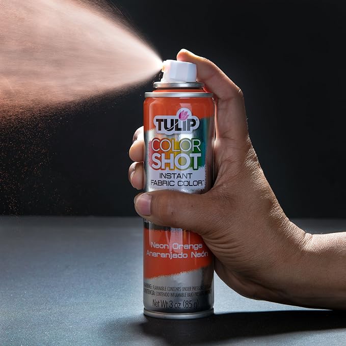 Tulip ColorShot Instant Fabric Spray Paint, Permanent Color Spray-On Fabric - Image 7