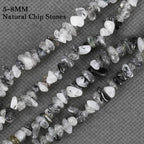 456 PCs Natural Chip Stone Beads, 5-8mm Irregular Multicolor Gemstones Loose - Image 3