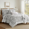 Levtex Home Adare Grey Reversible Full/Queen Comforter Set by LevtexHome