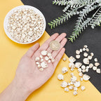 arricraft 200 Pcs 3 Sizes Skull Beads Creamy White, Synthetic Turquoise Bead - Image 3