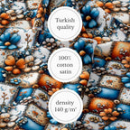 100% Cotton Fabric by the Yard – Turkish Quality Quilting & Sewing Fabric - Image 6