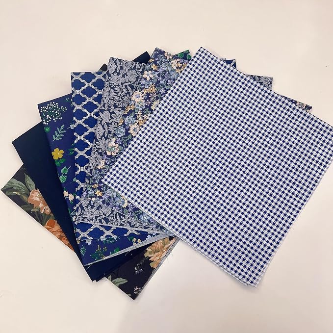 Cotton Fabric DIY Making Supplies Quilting Patchwork Fabric Fat Quarter Bundles by LMAEZNER