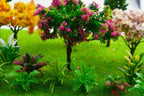 MOMOONNON 28 Pcs Miniature Fairy Garden Tree Plant Ornament, Mixed Model Trees - Image 4