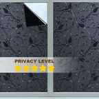 Niviy Privacy Window Film Frosted Window Glass Film No Glue Door Window Covering - Image 6