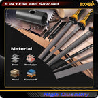 TOOLAN: File Set, File & Saw Set. metal file, metal files tools - Image 8