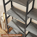 SUPERJARE Triple Bookshelf, Bookcase - Image 5