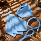 Suhine 100% Cotton Solid Bandanas Blank Bandanas Multifunctional Headband Scarf - Image 7