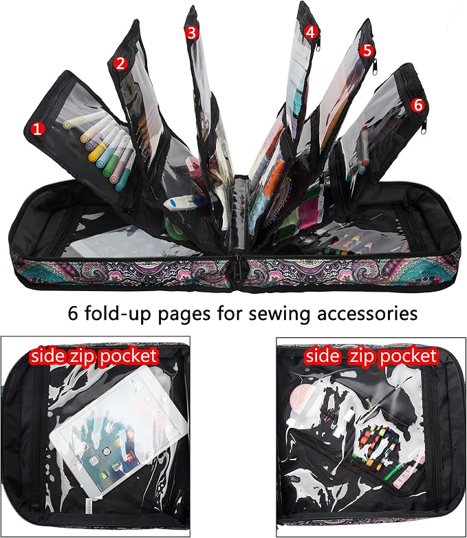 PACMAXI Sewing Accessories Storage Bag, Craft Tools | Roomy carry bag - Image 3