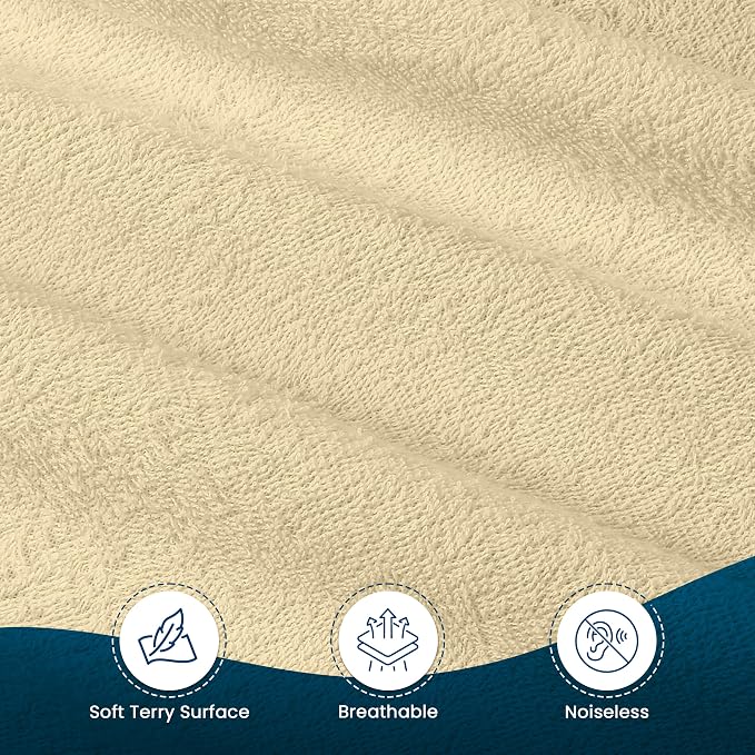 Full Size Mattress Protector Waterproof, Premium 200 GSM Terry Mattress Cover - Image 8