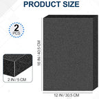 2 PCS Polyurethane Foam Sheets 16" L x 12" W x 2" T Packing Foam Inserts - Image 2