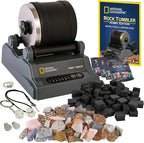 National Geographic Hobby Rock Tumbler Kit – Durable Leak-Proof Rock Polisher by BlueMarbleToys
