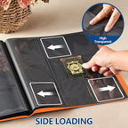 Card Binder, EDUDIIU 9 Pockets Premium Trading Card Binders, Cards Collection - Image 4