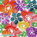 DIAMOND ART CLUB Bold Flowers Diamond Painting Kit, Fun DIY Crafts - Image 2