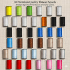 142-Piece Travel Sewing Kit for Adults & Kids, Small Needle & Thread Kit | Mini - Image 2