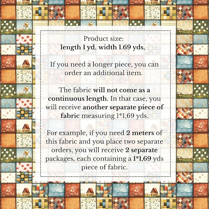 100% Cotton Fabric by the Yard – Turkish Quality Quilting & Sewing Fabric - Image 4