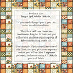 100% Cotton Fabric by the Yard – Turkish Quality Quilting & Sewing Fabric - Image 4